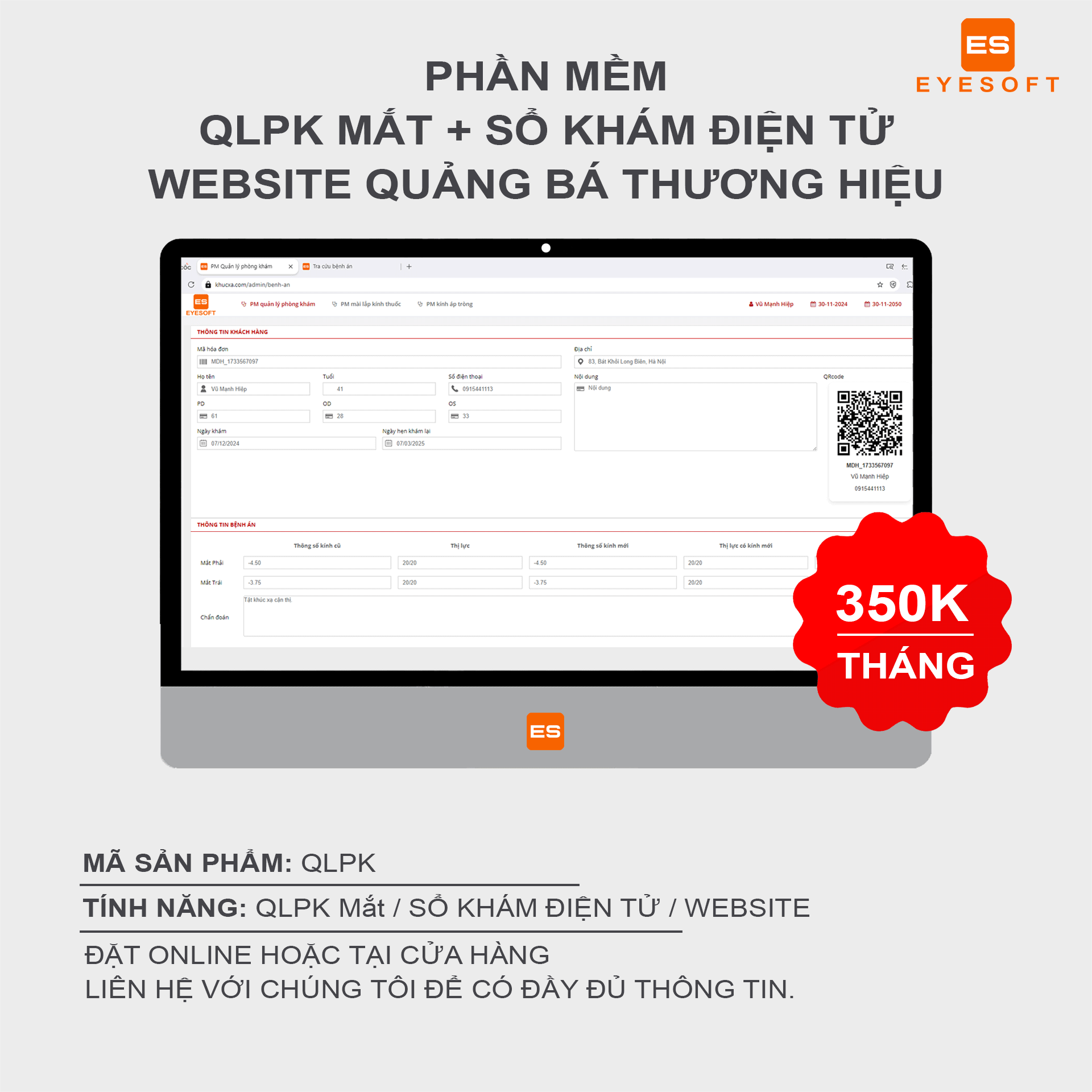 QLPK - Phần mềm QLPK & Website quảng bá