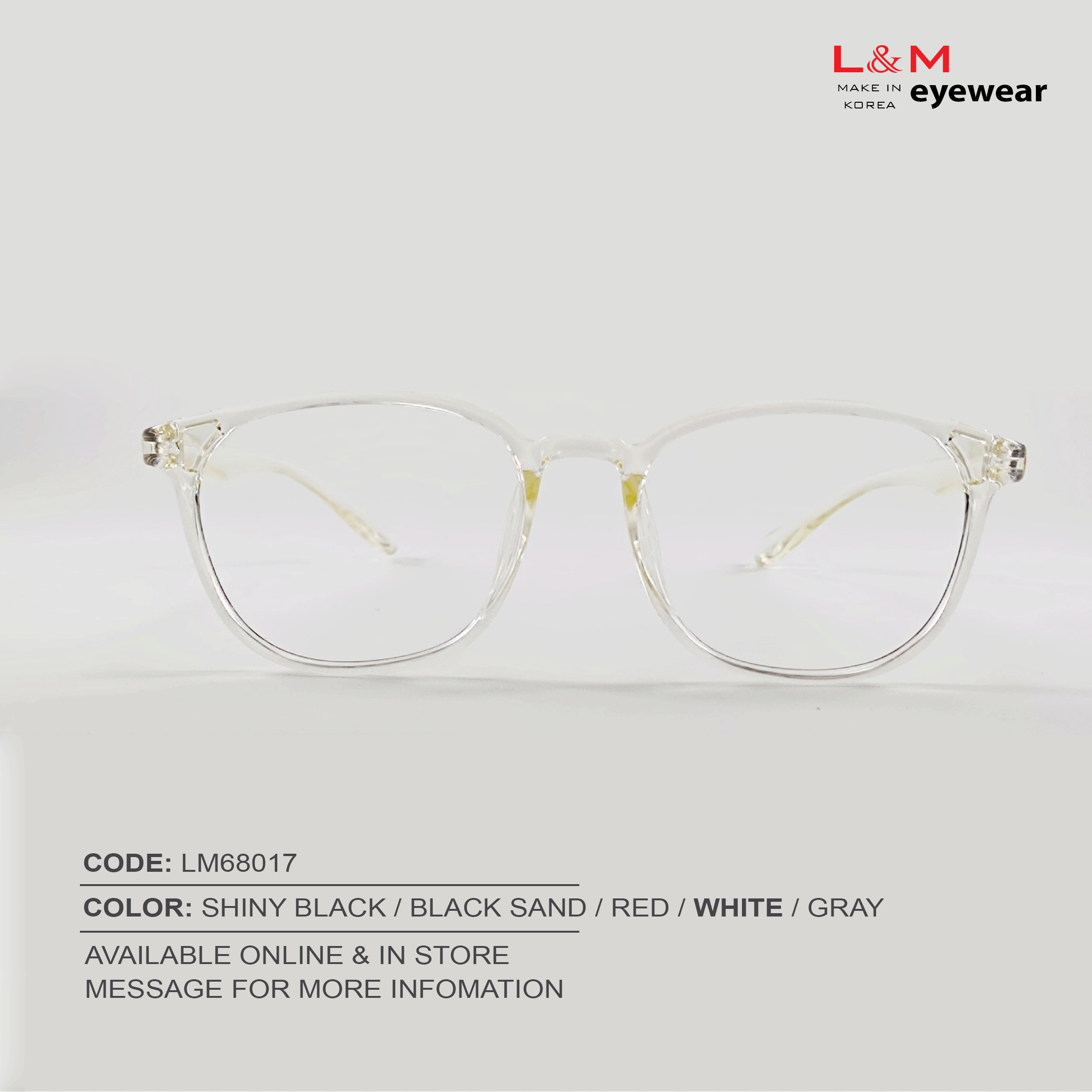 GỌNG KÍNH L&M CẬN / VIỄN / LOẠN - LM68017 – ảnh 3